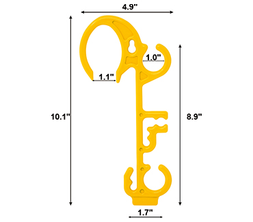 Anchor Multipurpose Hook Product Dimension