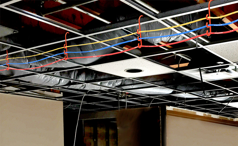 Hanging Tri Hook for Wire Management Solutions